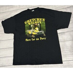 Gretchen Wilson Here For The Party Tour T Shirt 2004 Country Music Rare Size 2XL